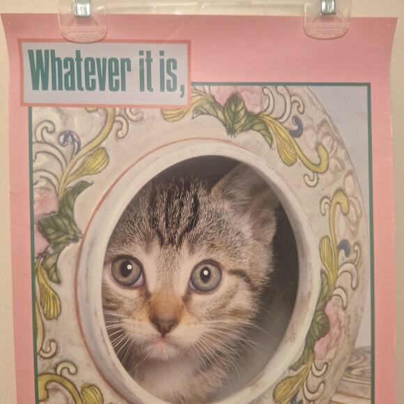 Vintage Argus Cute Kittens Poster - 19” X 13.5” -#61957 - Picture 2 of 6